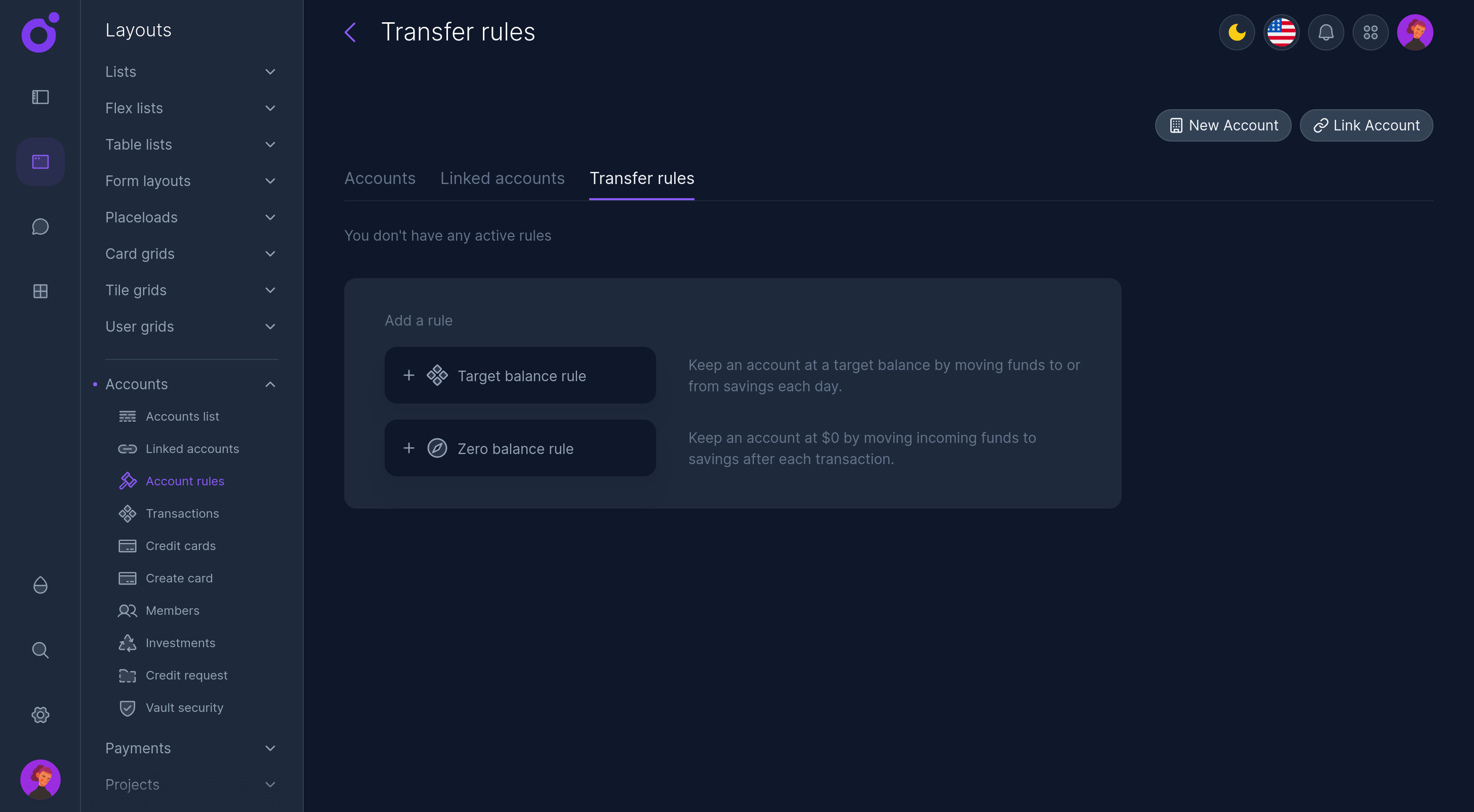 Tairo - Transfer rules