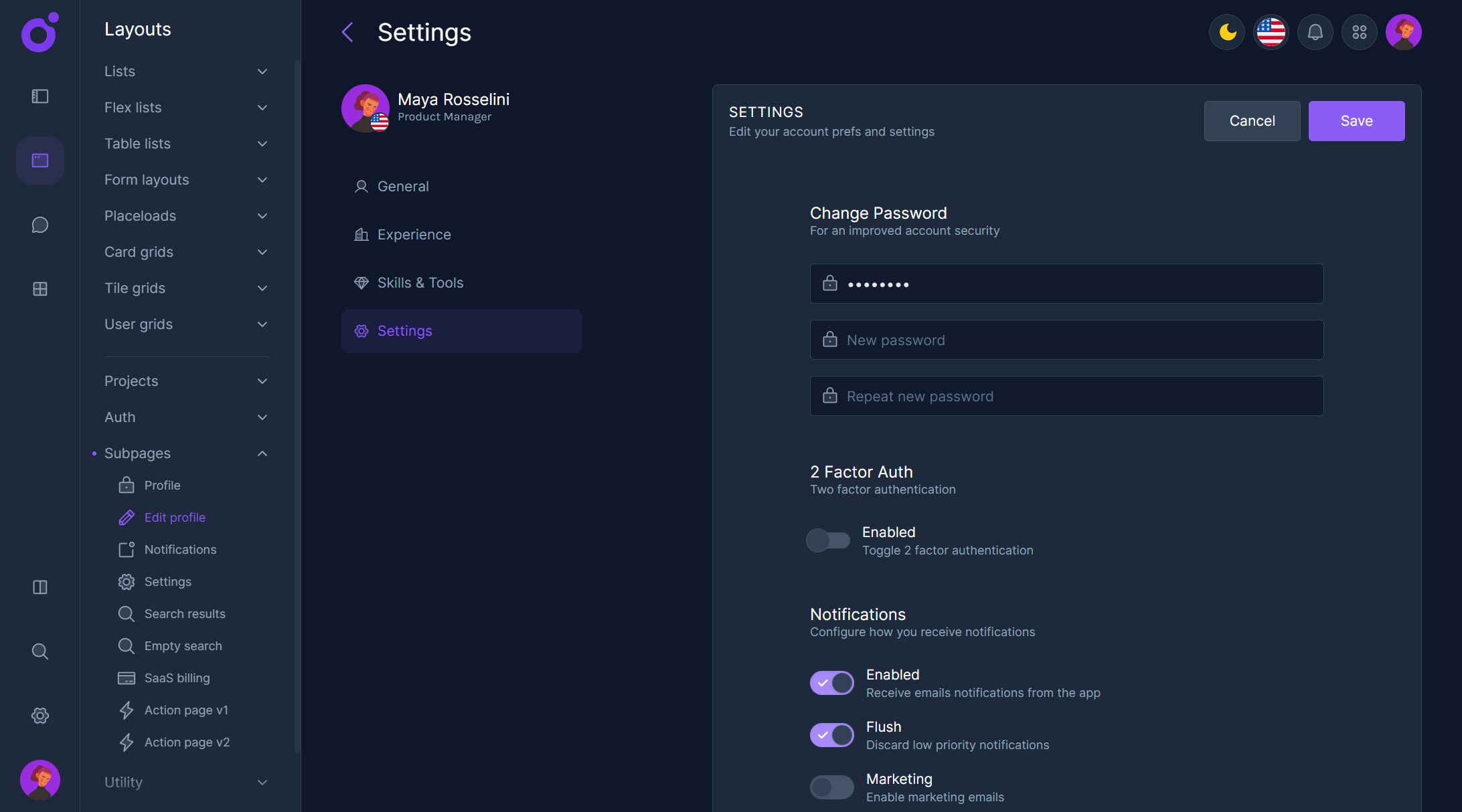 Tairo - Edit profile 4